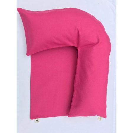 doggykin canvas pillow with a matching blanket in pink